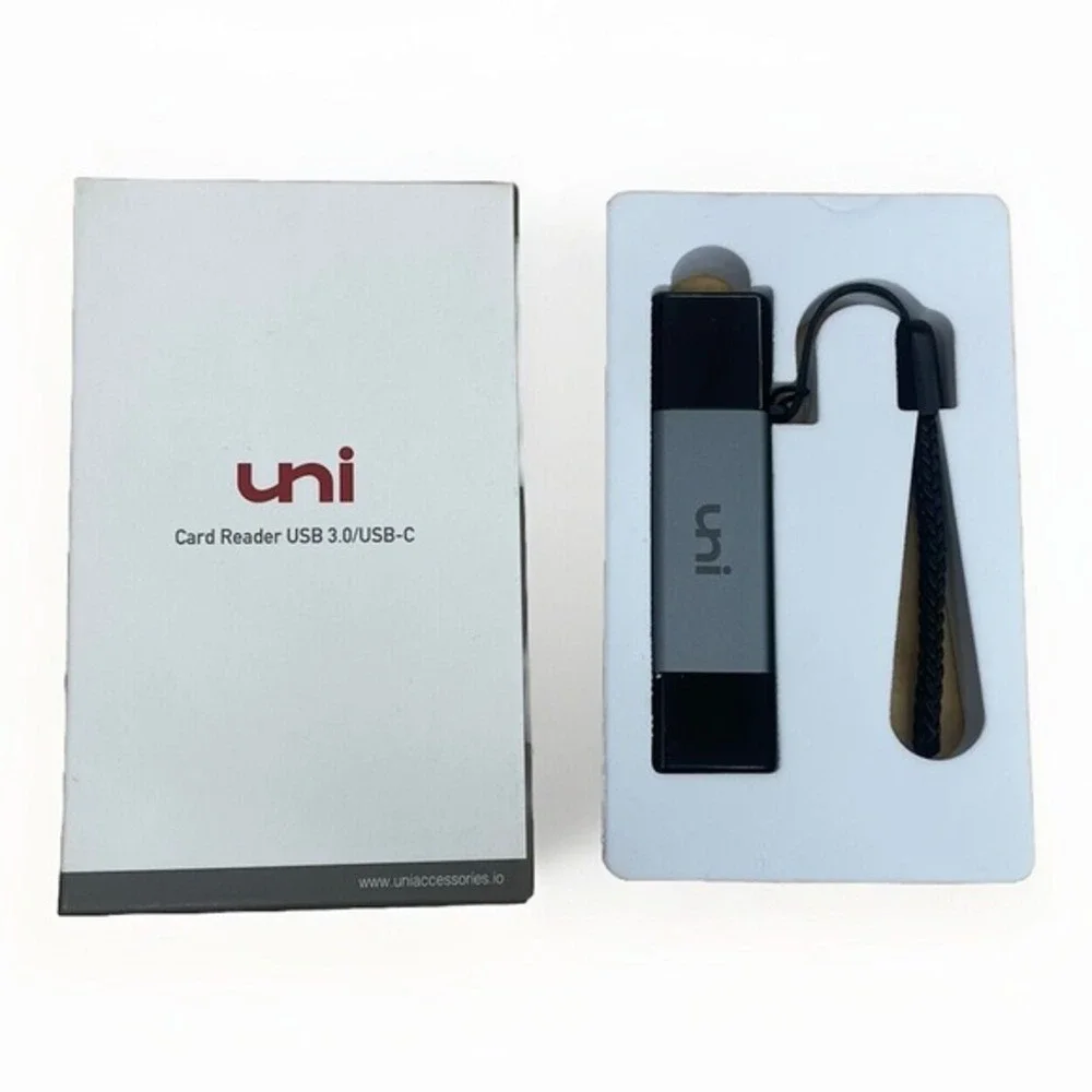 Uni SD Card Reader, High-Speed USB C to Micro SD Card Adapter USB 3.0 Dual Slots
